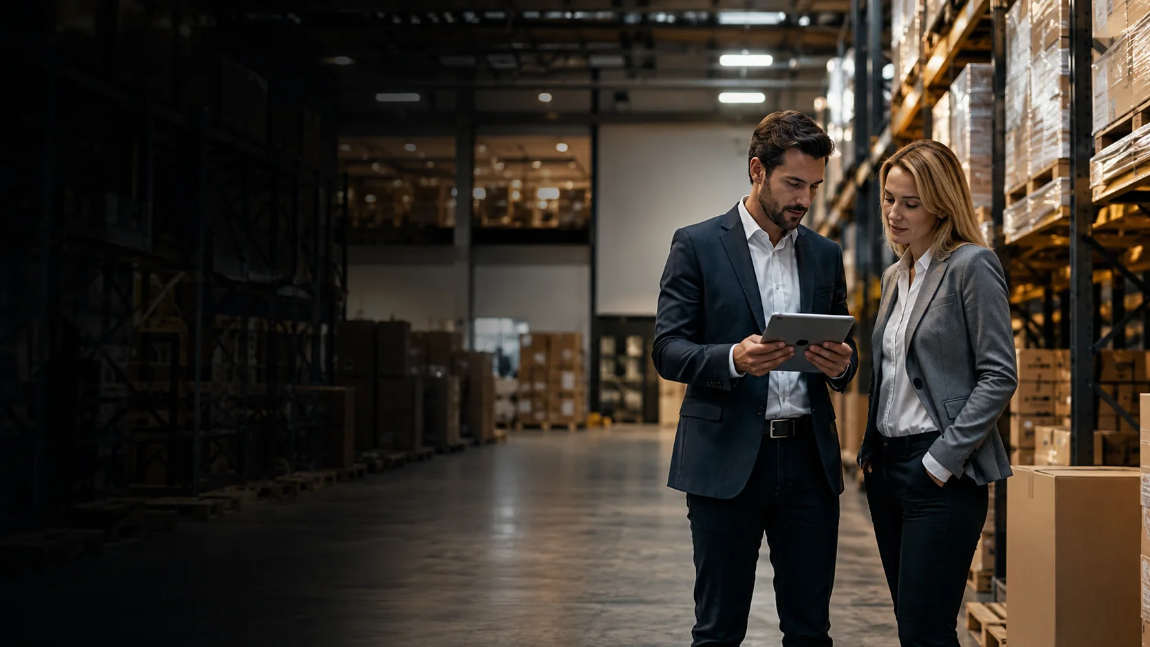 Warehouse and distribution operations supporting Aurum Distribution Group's B2B procurement services